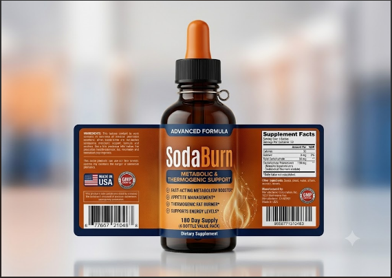SodaBurn Metabolic and Thermogenic Support 180 day supply bottle offer